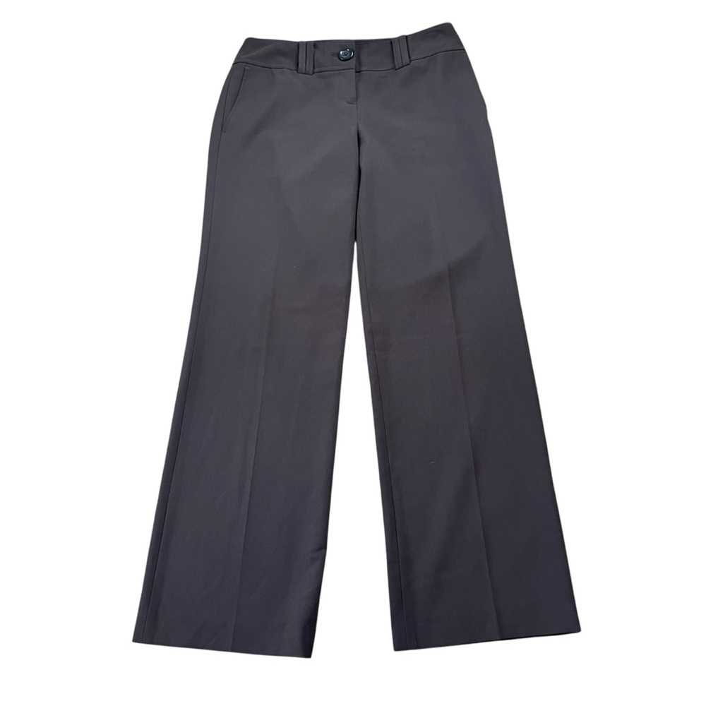 Ann Taylor Petites Brown Straight Leg Trousers.  Size 2P